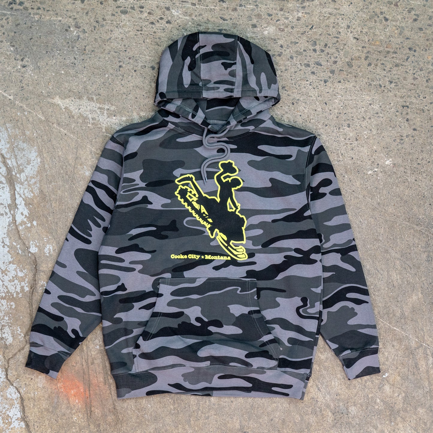 Sled Cowboy Hoodie - Slate Camo
