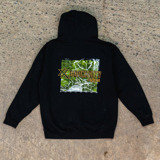 Cooke City Map Hoodie - Black