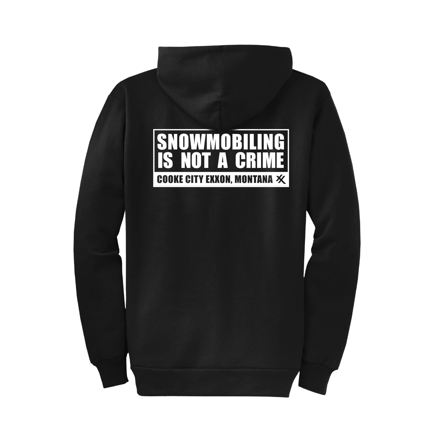 Snowmobiling Is Not A Crime Hoodie